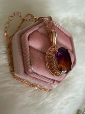 14Ct Rolled Rose Gold Ametrine