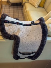 LeMieux Pro Lambskin Show Numnah - Real Sheep Skin - Brown