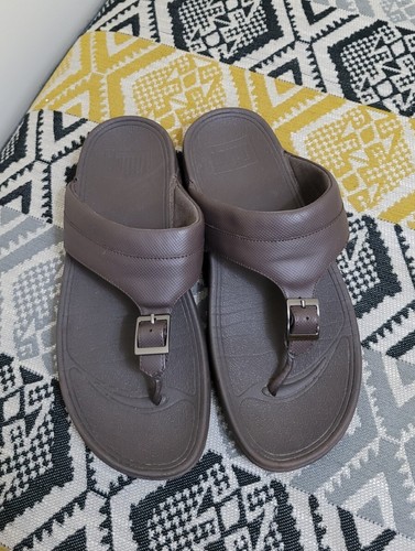 Mens brown fitflop trakk - mens,