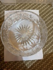 Vintage Glass Cut Crystal Bowl