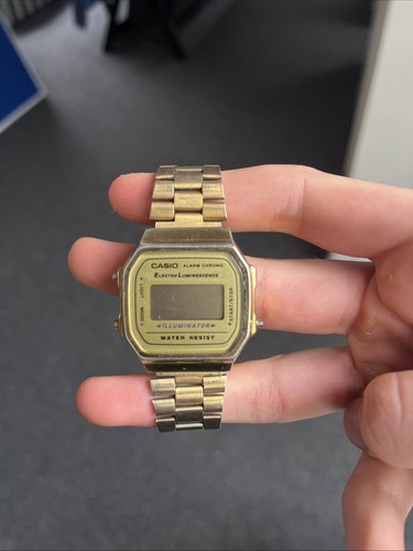 Vintage casio a168wg gold - vintage,