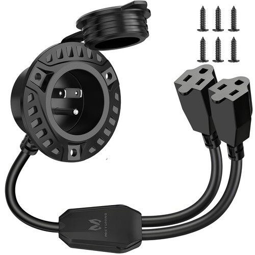 15a waterproof power - waterproof, inlet