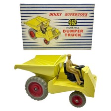*** DINKY SUPERTOYS 962 MUIR-HILL DUMPER TRUCK – BOXED – ORIGINAL DRIVER ***