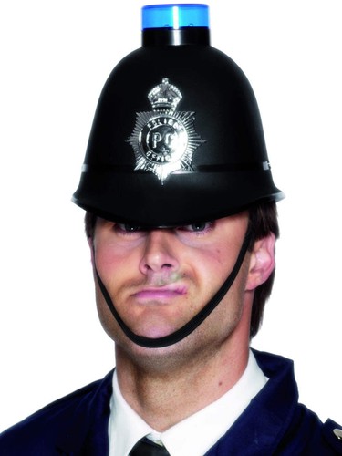 Police helmet flashing - helmet, siren