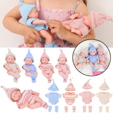 Realistic Baby Dolls Mini Reborn Baby Dolls Soft Doll &Doll Replaceable Clothes