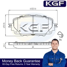 KGF Front Brake Pads Set Fits