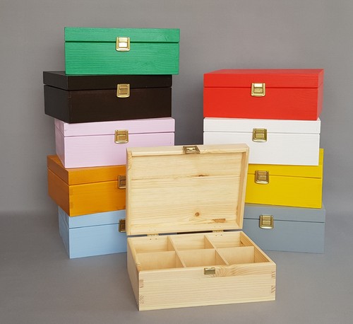 Wooden compartment tea - compartment, bag