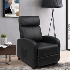 Recliner massage sofa - recliner, pu