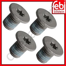 Brake Disc Rotor Bolt x4 Febi For Mercedes EQB EQE EQS GL GLC GLK ML SL SLK