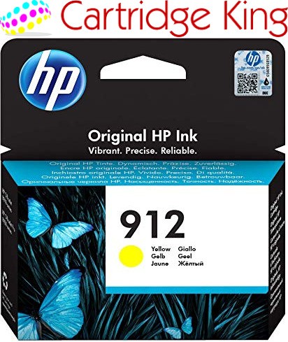 912 yellow ink - hp, cartridge