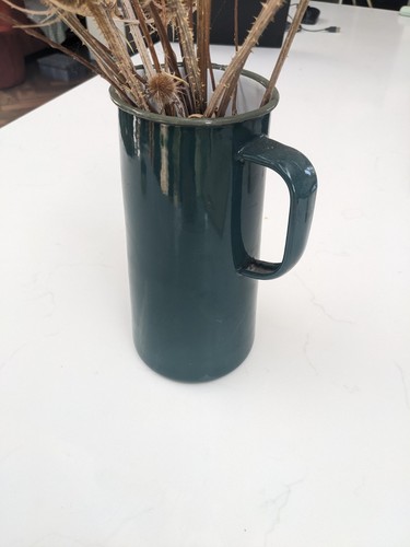 Falcon enamelware green jug - enamelware,