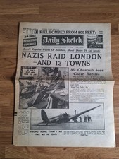 Daily Sketch Newspaper August