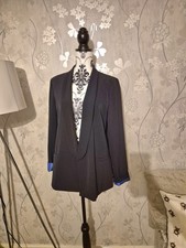 Roman Originals Ladies Short Navy Blue Blazer. Size 14