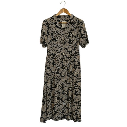 Vtg laura ashley paisley - laura, midi