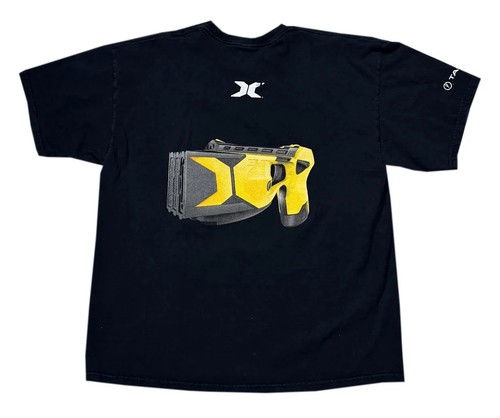 Taser black shirt - taser,