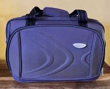 QUALITY PIERRE CARDIN CARRY ON CABIN BAG FLIGHT TRAVEL PURPLE PRISTINE L?K