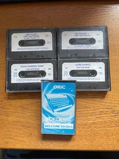 Oric 1 cassette tapes, Welcome, Flight, Home Finance, Multigames, Basic untested