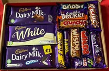 Cadbury Chocolate Sweet Christmas Gifts Box Hamper Dairy Milk Personalised Treat