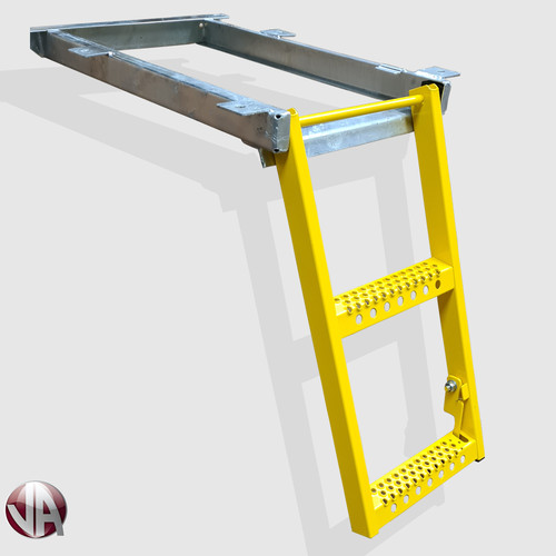 Yellow underfloor pull slide - yellow,