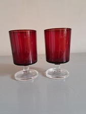 SET OF 2 Vintage Luminarc