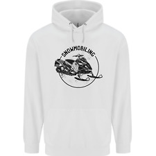 A Snowmobile Winter Sports Childrens Kids Hoodie