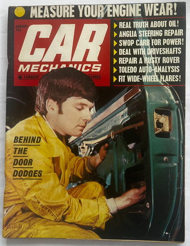 Car mechanics august 1971 - car,