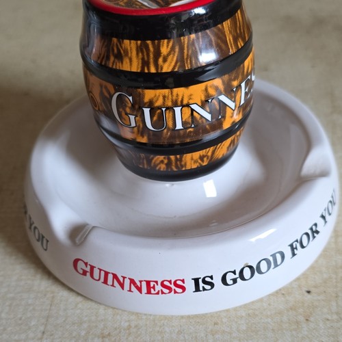 Guinness ceramic ashtrays - guinness,