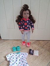 Our Generation Doll Keisha Hospital With Accessories In Great Condition