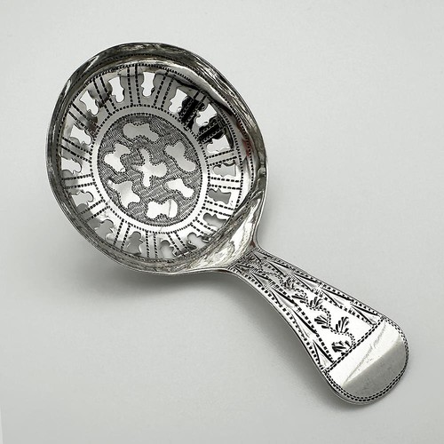 George iii pierced caddy spoon - iii,