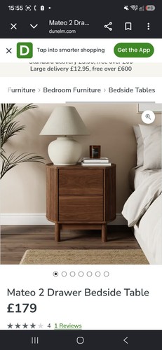 Dunelm mateo drawer wood - dunelm,