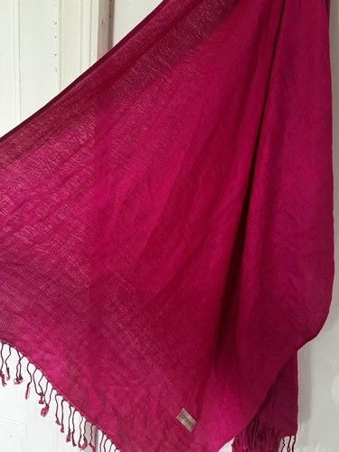 Cashmere silk fuchsia - cashmere,