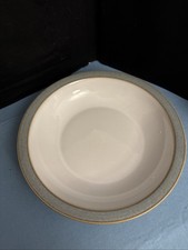 1 Single Lightly Used Denby Jet Grey Rimmed Bowl Pasta /Soup (Hard To Find) 21cm