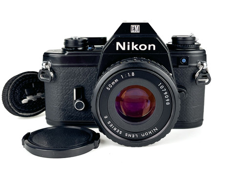 Nikon film camera 35mm slr - em,