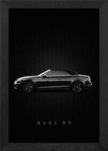 Audi convertible framed - audi,