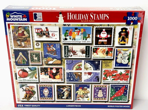 White mountain holiday stamps - white,