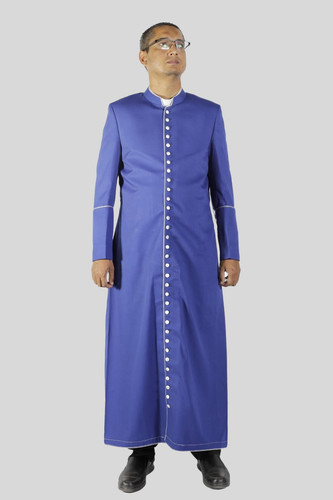 Royal blue clergy cassock - royal,