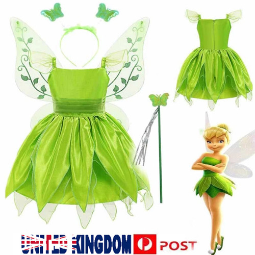 Girls tinkerbell fairy cosplay - girls,