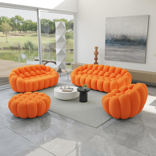 Bubble sofa curved couch - curved,
