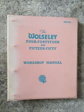 Wolseley 4/44 & 15/50 Saloon