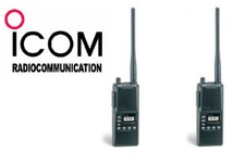 ICOM IC-F3S VHF Portable Radio Transceiver 5W & accessories