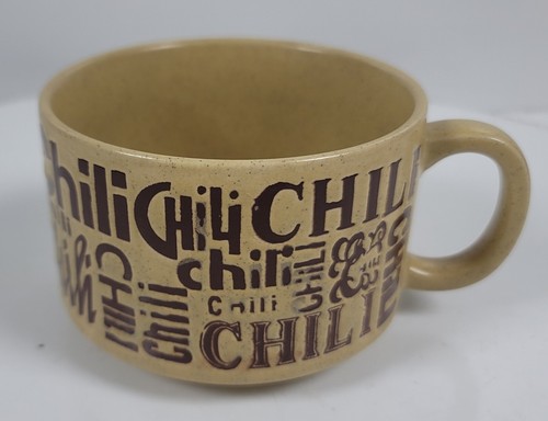 Stoneware soup chili bowl - chili, ~