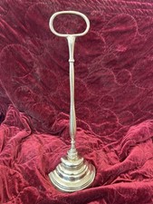 large Antique Brass Door Stop /Door Porter Period Reclaimed Victorian Metal 3kg