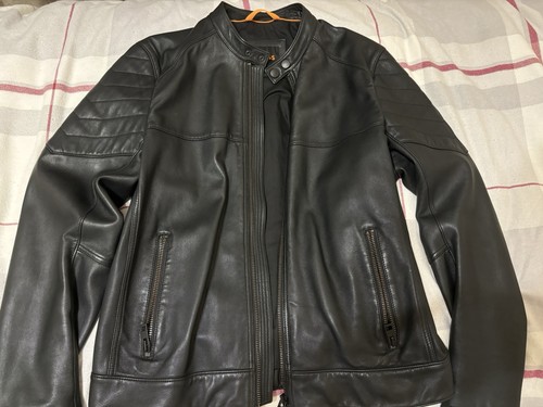 Boss men leather jacket - boss,