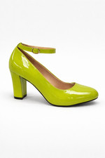 Womens Block Heel Ankle Strap