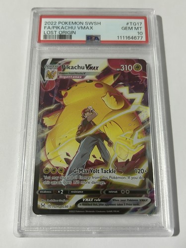 Psa pikachu vmax - 10, tg17/tg30