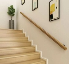1150 mm Handrail Stair Rail Grab Balustrade Wooden Staircase Banister Indoor
