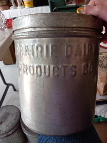 Antique vintage dairy can - antique,
