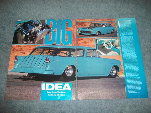 1955 chevy bel air - bel, wagon
