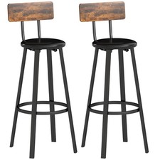 HOMCOM Barstools Set of 2 with