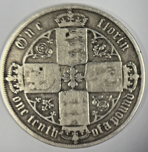 1873 gothic florin victoria - gothic,